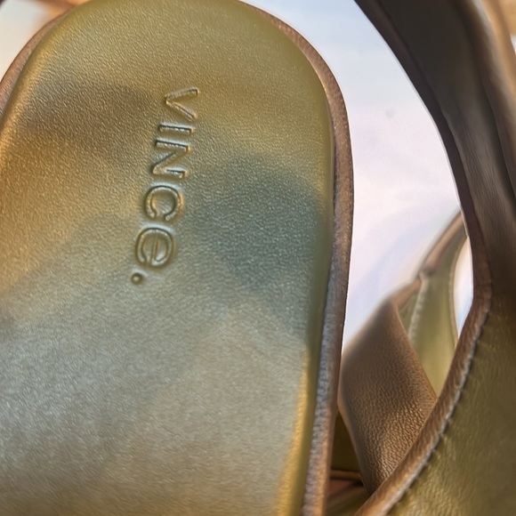 Vince Rexx sandals all leather size 9 new olive - Picture 7 of 14